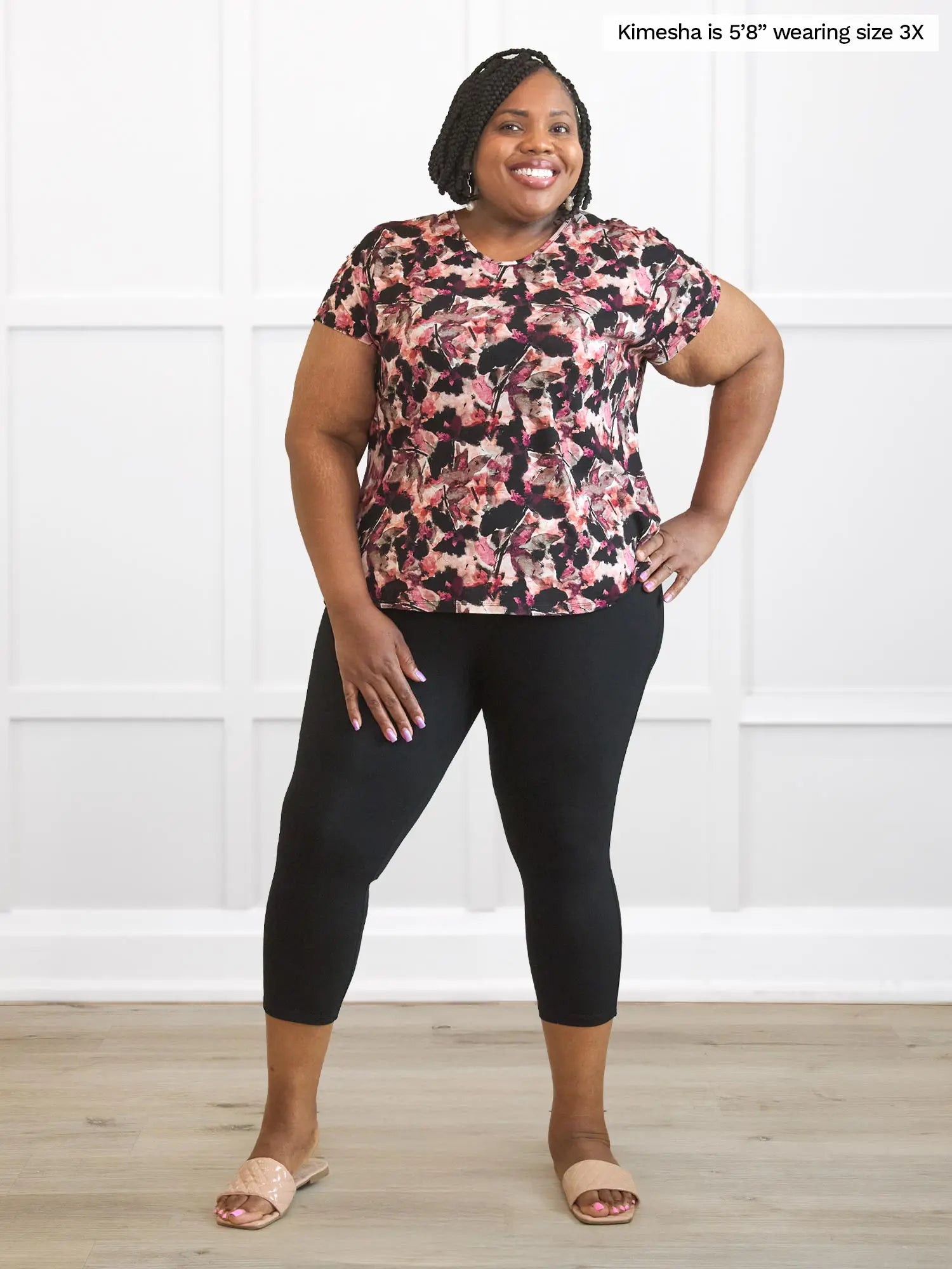 Lisa2 high waisted capri legging
